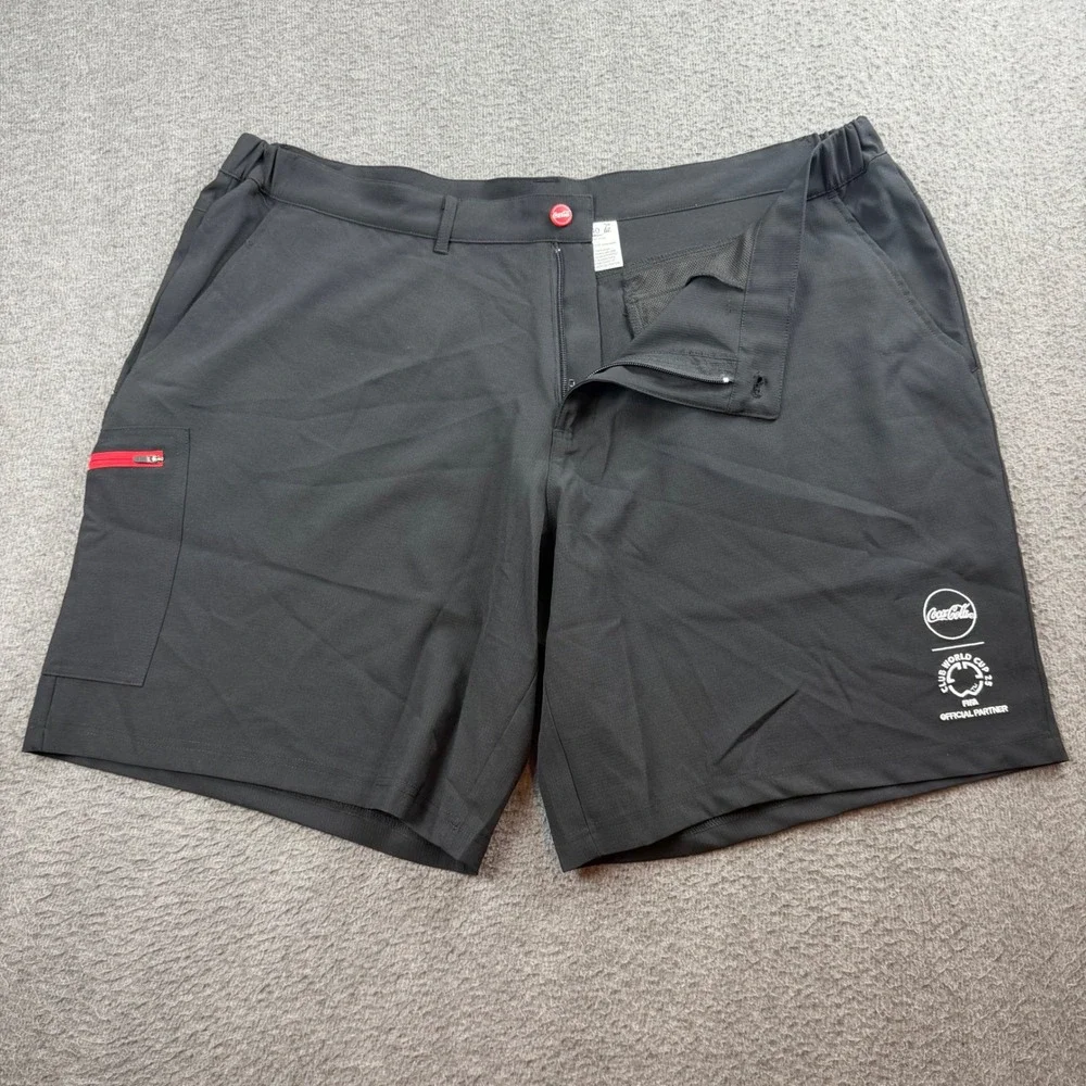 Coca-Cola Shorts Men's 40 Black FIFA Club World Cup 25 Official‎ Partner Cargo